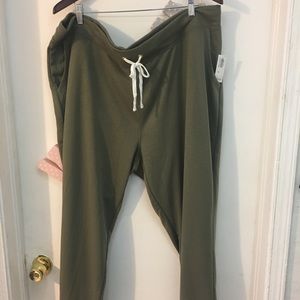 Green olive pants